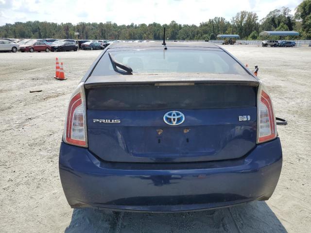 JTDKN3DU3E1771742 - 2014 TOYOTA PRIUS BLUE photo 6