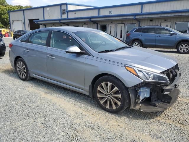 5NPE34AF3GH342000 - 2016 HYUNDAI SONATA SPORT SILVER photo 4