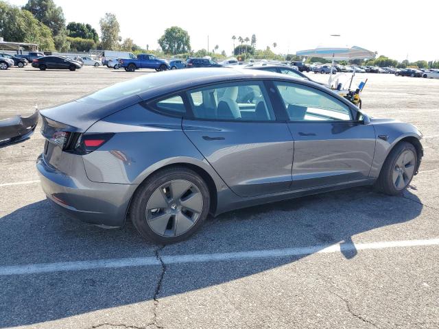 5YJ3E1EA2PF644441 - 2023 TESLA MODEL 3 Szary zdjęcie 3