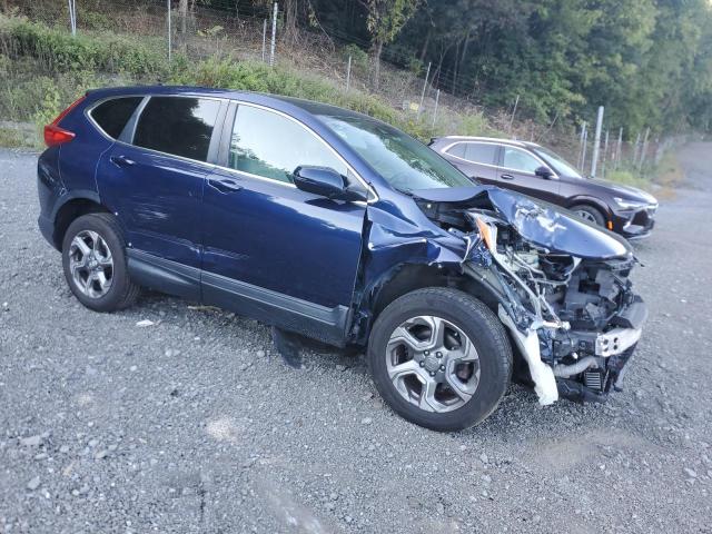 2HKRW2H89KH610982 - 2019 HONDA CR-V EXL BLUE photo 4