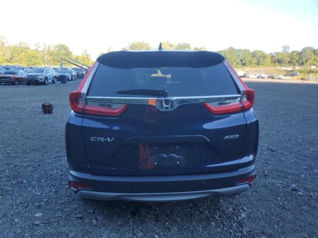 2HKRW2H89KH610982 - 2019 HONDA CR-V EXL BLUE photo 6