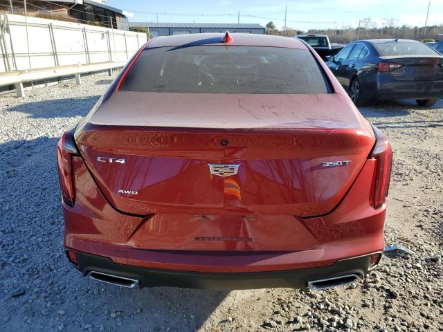 1G6DK5RK8M0145289 - 2021 CADILLAC CT4 LUXURY RED photo 6