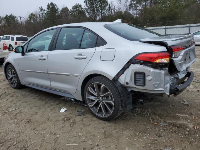 5YFS4MCE6MP088396 - 2021 TOYOTA COROLLA SE SILVER photo 2