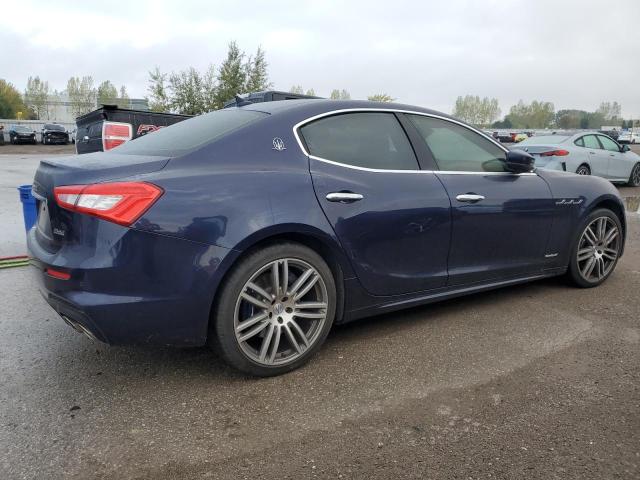 ZAM57YTS5J1292538 - 2018 MASERATI GHIBLI S ლურჯი ფოტო 3
