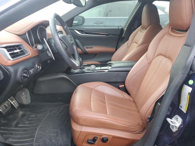 ZAM57YTS5J1292538 - 2018 MASERATI GHIBLI S ლურჯი ფოტო 7