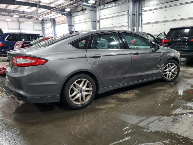 3FA6P0H77ER348415 - 2014 FORD FUSION SE GRAY photo 3