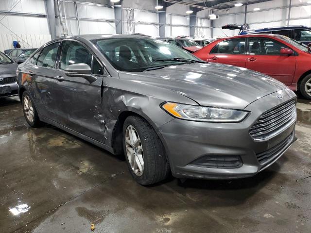 3FA6P0H77ER348415 - 2014 FORD FUSION SE GRAY photo 4