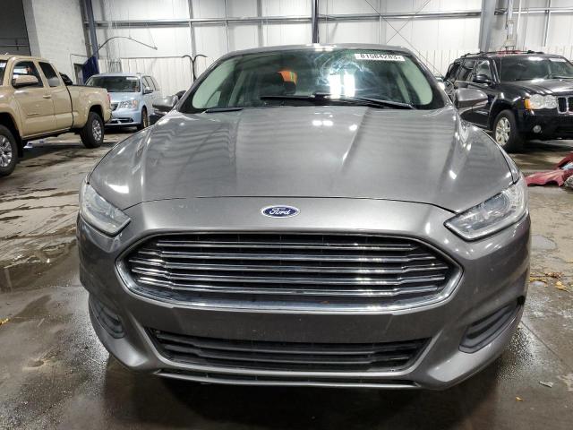 3FA6P0H77ER348415 - 2014 FORD FUSION SE GRAY photo 5