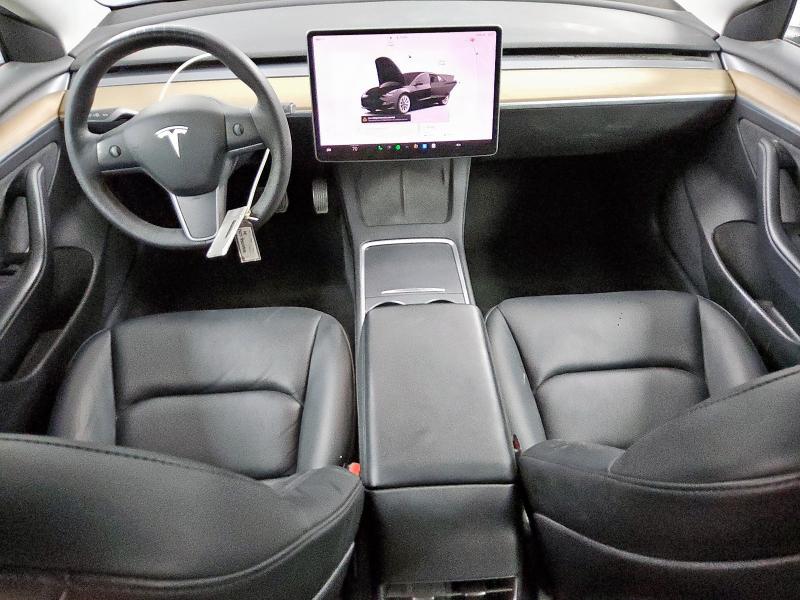 5YJ3E1EA0NF303892 - 2022 TESLA MODEL 3 أسود صورة 8