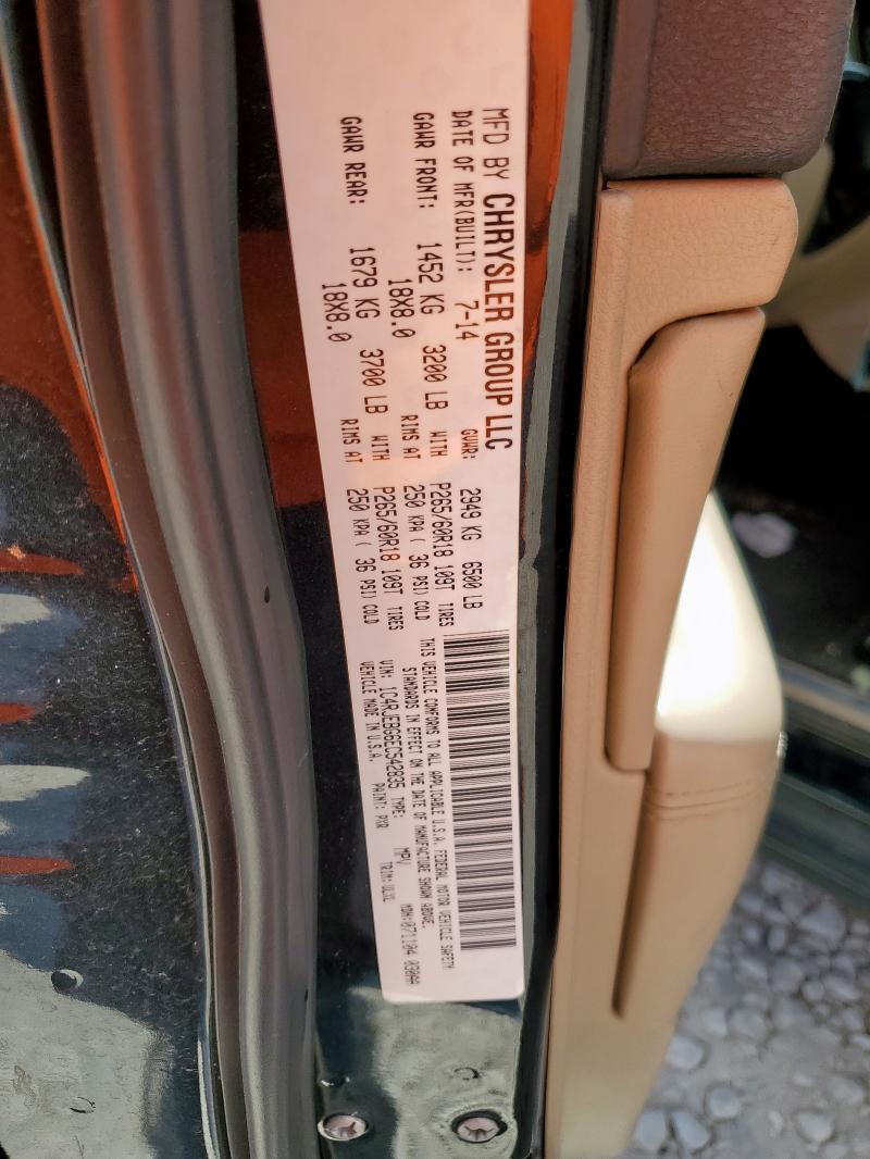 1C4RJEBG6EC542835 - 2014 JEEP GRAND CHER LIMITED 黑色 照片 13