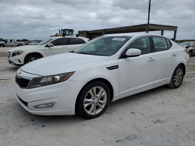 5XXGN4A79DG163561 - 2013 KIA OPTIMA EX WHITE photo 1