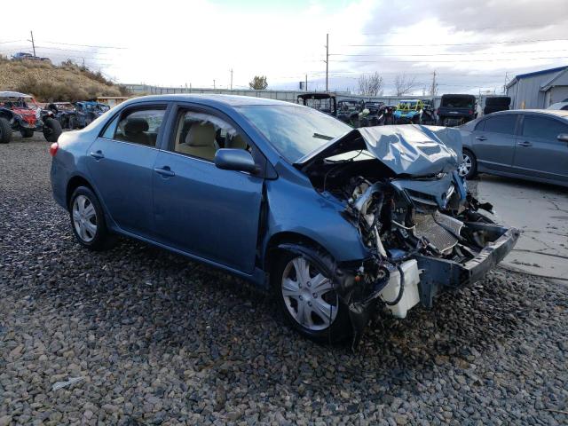 5YFBU4EE9DP106984 - 2013 TOYOTA COROLLA BASE BLUE photo 4