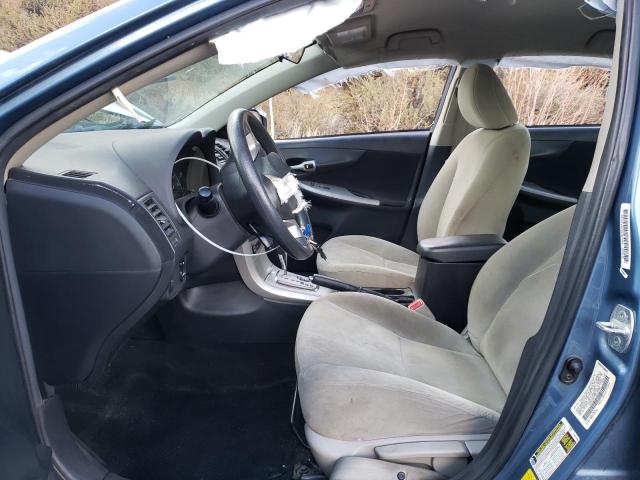 5YFBU4EE9DP106984 - 2013 TOYOTA COROLLA BASE BLUE photo 7