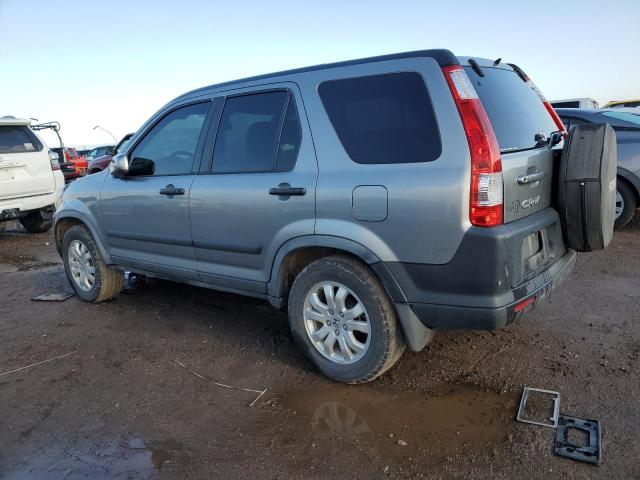 JHLRD78846C054846 - 2006 HONDA CR-V EX GRAY photo 2
