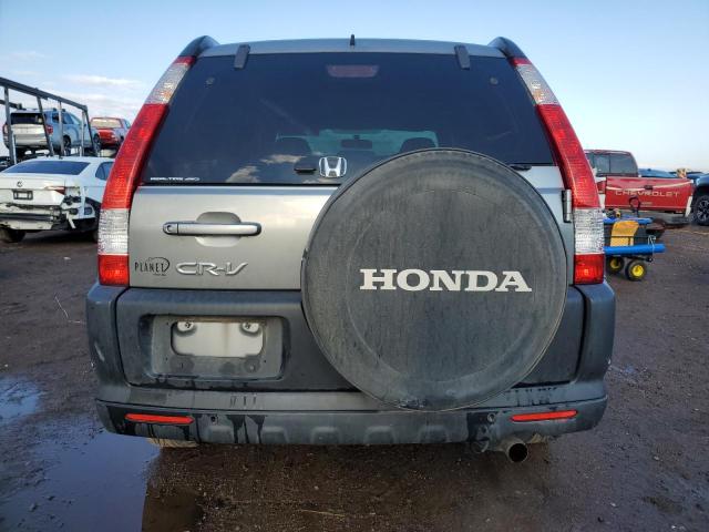 JHLRD78846C054846 - 2006 HONDA CR-V EX GRAY photo 6