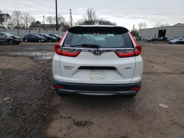 2HKRW6H33KH224697 - 2019 HONDA CR-V LX WHITE photo 6