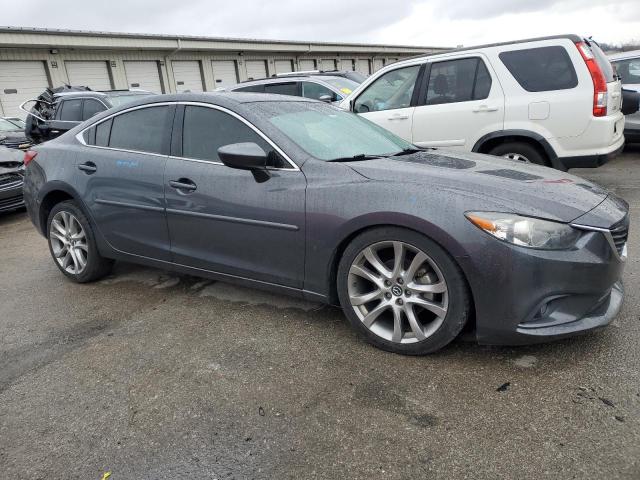 JM1GJ1W63E1143054 - 2014 MAZDA 6 GRAND TOURING GRAY photo 4