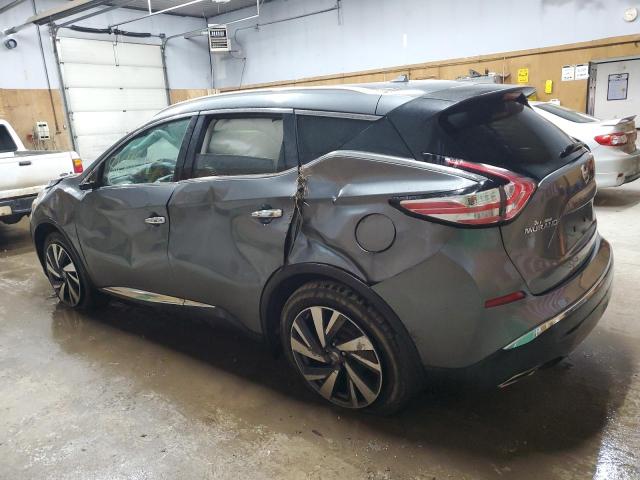 5N1AZ2MH6FN240893 - 2015 NISSAN MURANO S GRAY photo 2