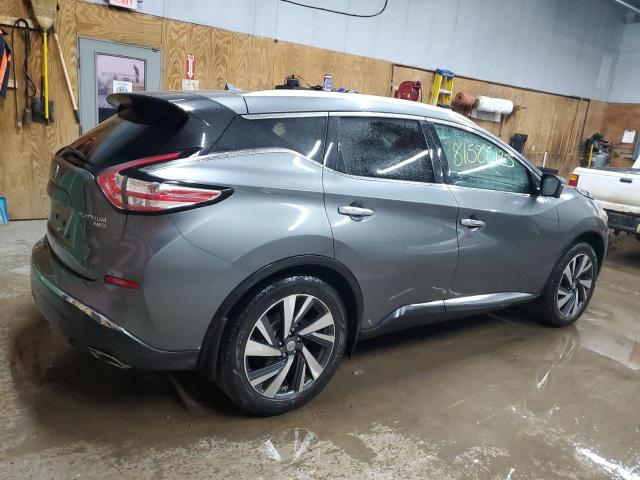 5N1AZ2MH6FN240893 - 2015 NISSAN MURANO S GRAY photo 3