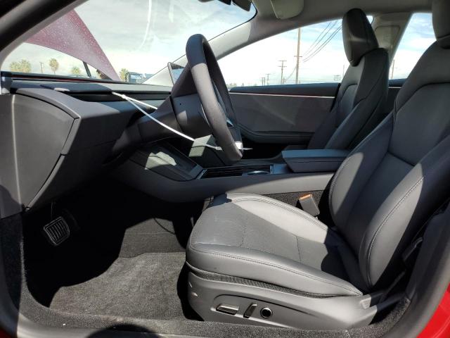 5YJ3E1EA3SF052930 - 2025 TESLA MODEL 3 RED photo 7