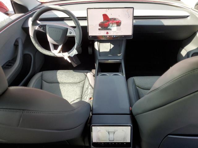 5YJ3E1EA3SF052930 - 2025 TESLA MODEL 3 RED photo 8