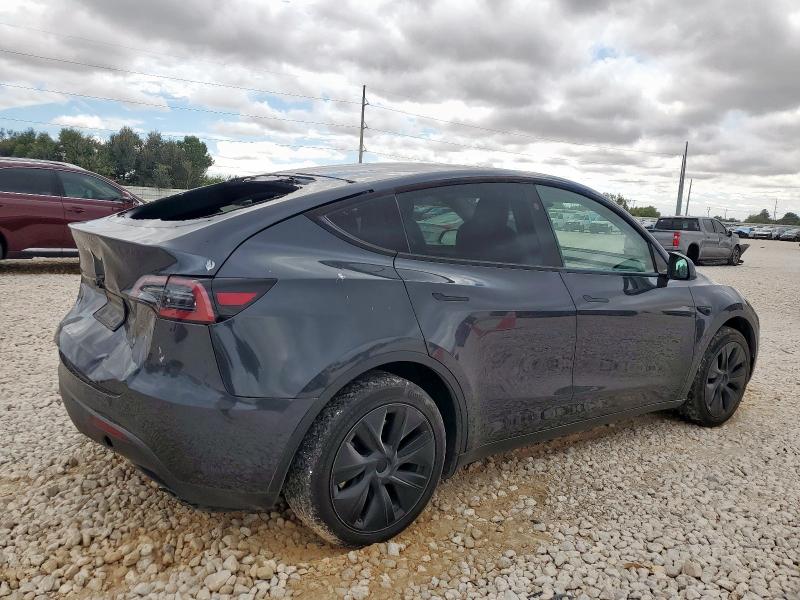 7SAYGDED8SA341653 - 2025 TESLA MODEL Y GRAY photo 3