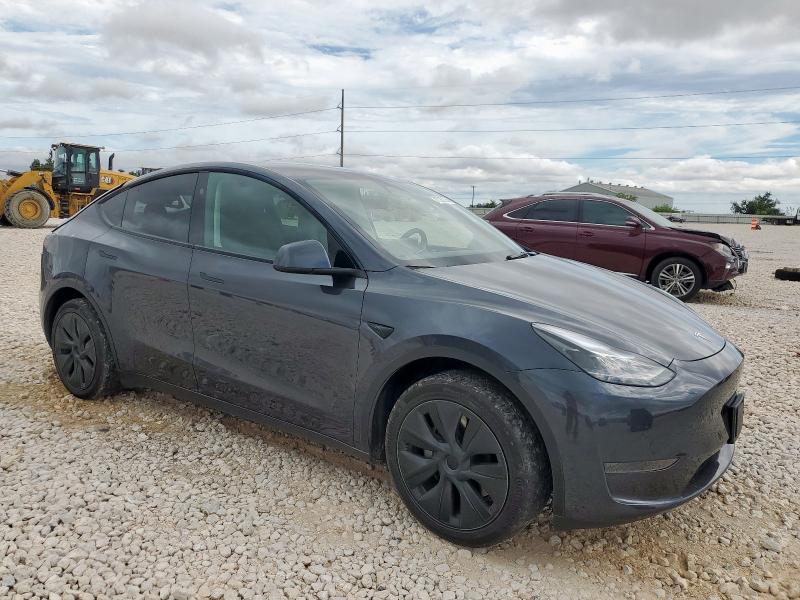 7SAYGDED8SA341653 - 2025 TESLA MODEL Y GRAY photo 4