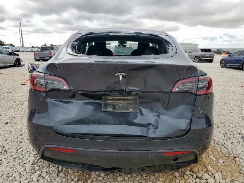 7SAYGDED8SA341653 - 2025 TESLA MODEL Y GRAY photo 6