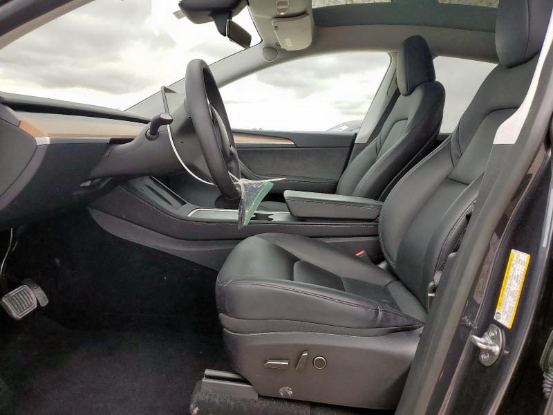 7SAYGDED8SA341653 - 2025 TESLA MODEL Y GRAY photo 7