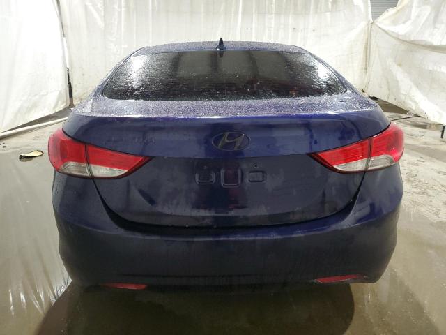 5NPDH4AE4BH005381 - 2011 HYUNDAI ELANTRA GLS BLUE photo 6