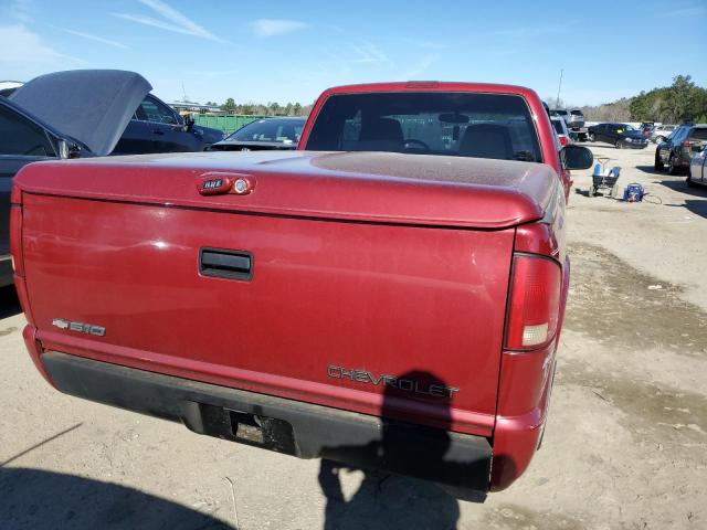 1GCCS195328165718 - 2002 CHEVROLET S TRUCK S10 BURGUNDY photo 6