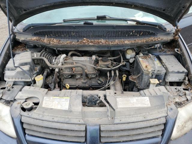 2D8GP44L37R282464 - 2007 DODGE CARAVAN SXT BLUE photo 11