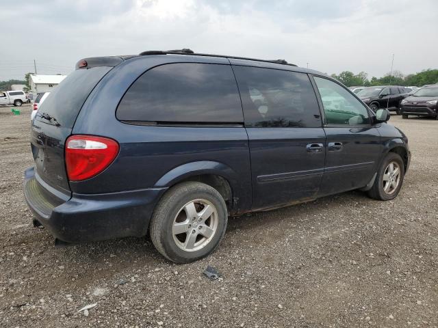 2D8GP44L37R282464 - 2007 DODGE CARAVAN SXT BLUE photo 3