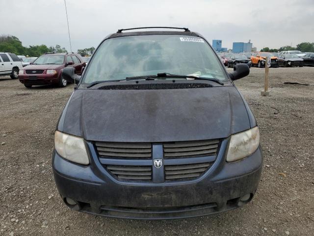 2D8GP44L37R282464 - 2007 DODGE CARAVAN SXT BLUE photo 5