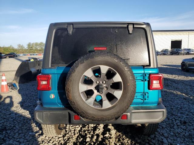 1C4HJXEG8LW192395 - 2020 JEEP WRANGLER U SAHARA TURQUOISE photo 6