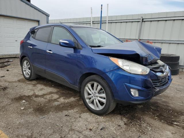 KM8JU3ACXDU773801 - 2013 HYUNDAI TUCSON GLS BLUE photo 4