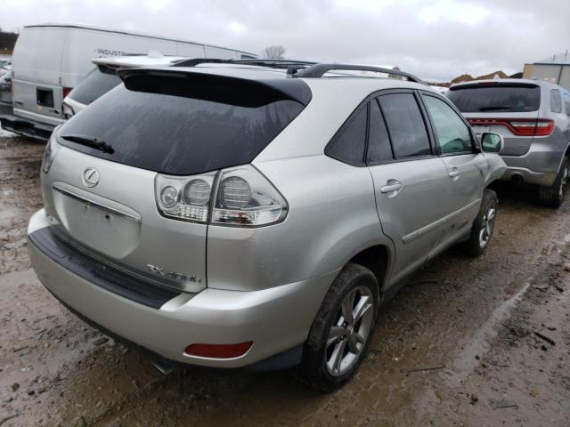 JTJHW31UX72008896 - 2007 LEXUS RX 400H SILVER photo 3