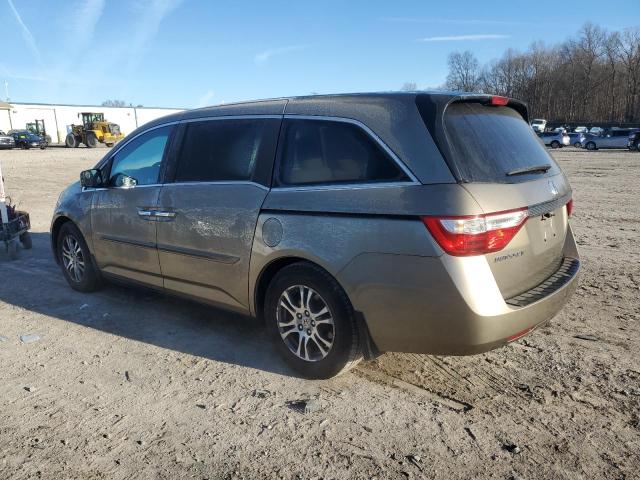 5FNRL5H41BB023648 - 2011 HONDA ODYSSEY EX TAN photo 2