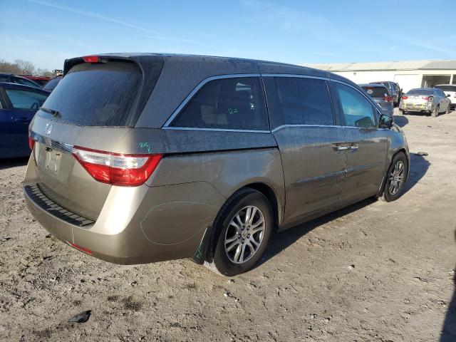 5FNRL5H41BB023648 - 2011 HONDA ODYSSEY EX TAN photo 3