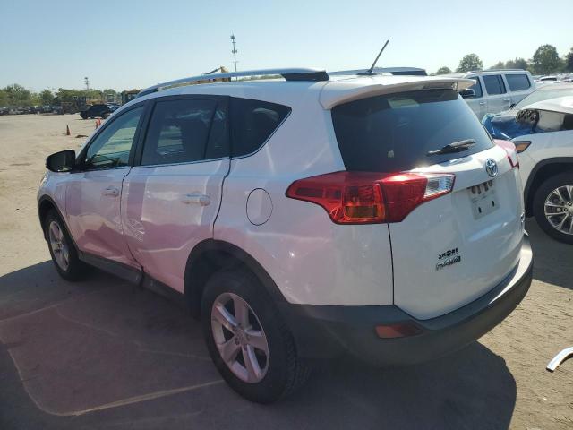 JTMRFREV3EJ011896 - 2014 TOYOTA RAV4 XLE WHITE photo 2