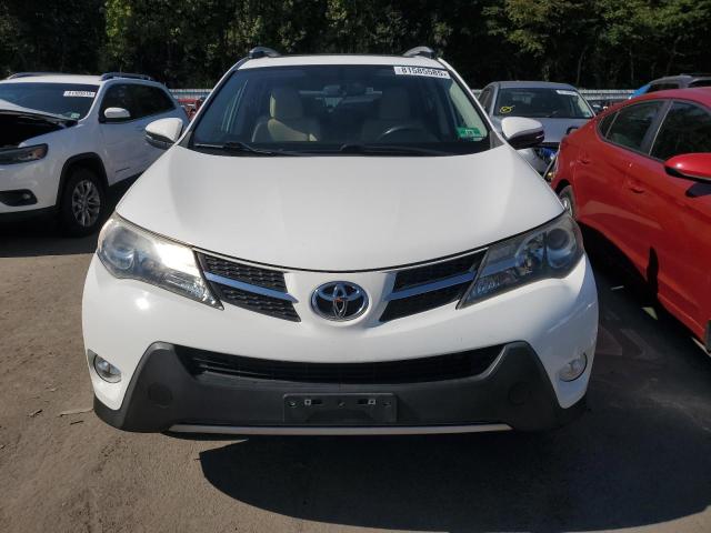 JTMRFREV3EJ011896 - 2014 TOYOTA RAV4 XLE WHITE photo 5