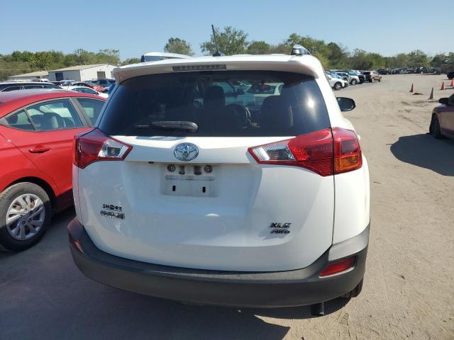 JTMRFREV3EJ011896 - 2014 TOYOTA RAV4 XLE WHITE photo 6