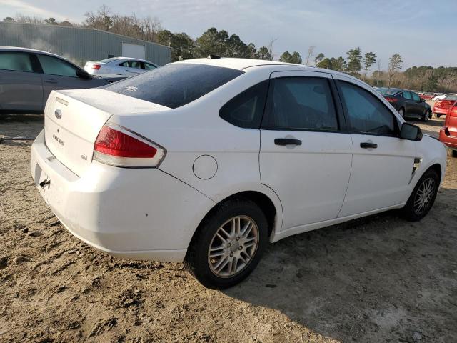 1FAHP35N08W108749 - 2008 FORD FOCUS SE WHITE photo 3