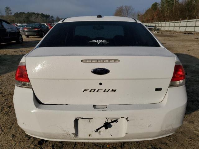 1FAHP35N08W108749 - 2008 FORD FOCUS SE WHITE photo 6