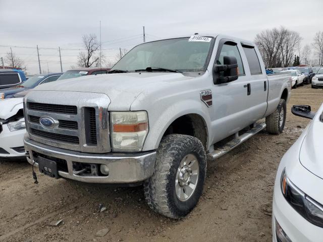 1FTWW31R08EA33604 - 2008 FORD F350 SRW SUPER DUTY SILVER photo 1