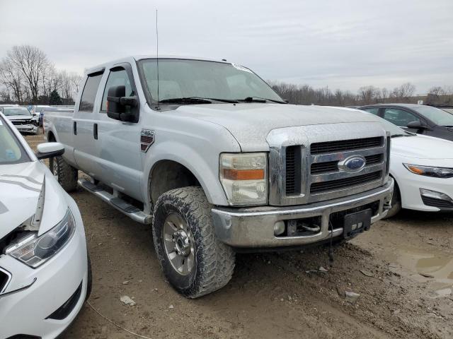 1FTWW31R08EA33604 - 2008 FORD F350 SRW SUPER DUTY SILVER photo 4