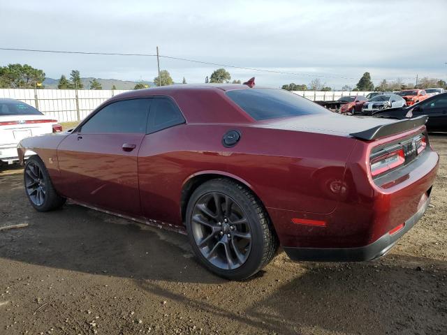 2C3CDZFJ0NH165088 - 2022 DODGE CHALLENGER R/T SCAT PACK BURGUNDY photo 2