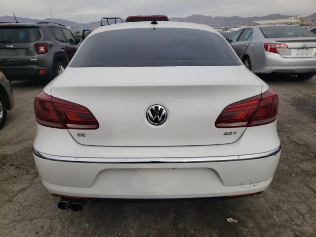 WVWBP7ANXEE523088 - 2014 VOLKSWAGEN CC SPORT WHITE photo 6