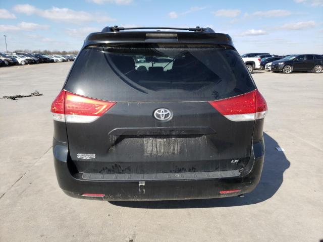 5TDKK3DC3CS230075 - 2012 TOYOTA SIENNA LE BLACK photo 6