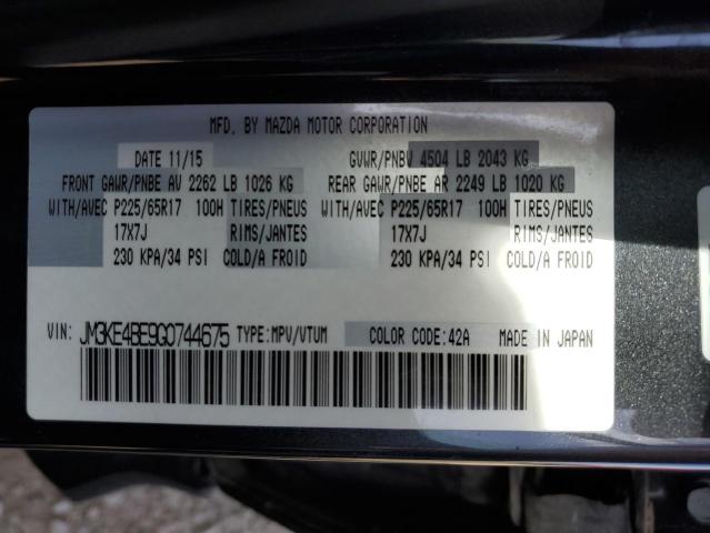 JM3KE4BE9G0744675 - 2016 MAZDA CX-5 SPORT GRAY photo 13